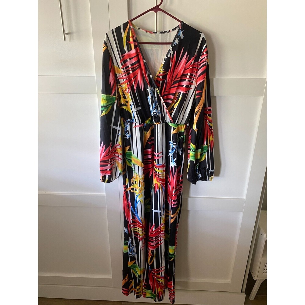 Women's One Piece Romper Beach‎ Style Multi-Color Size M-L
